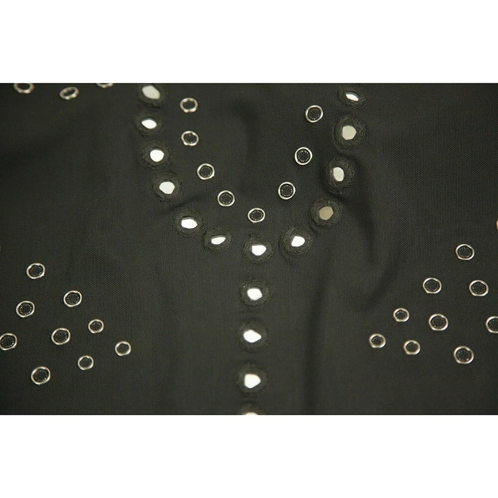 Christopher Kane for topshop Black Studded Sheer Mini Bodycon dress size UK 10 - 5
