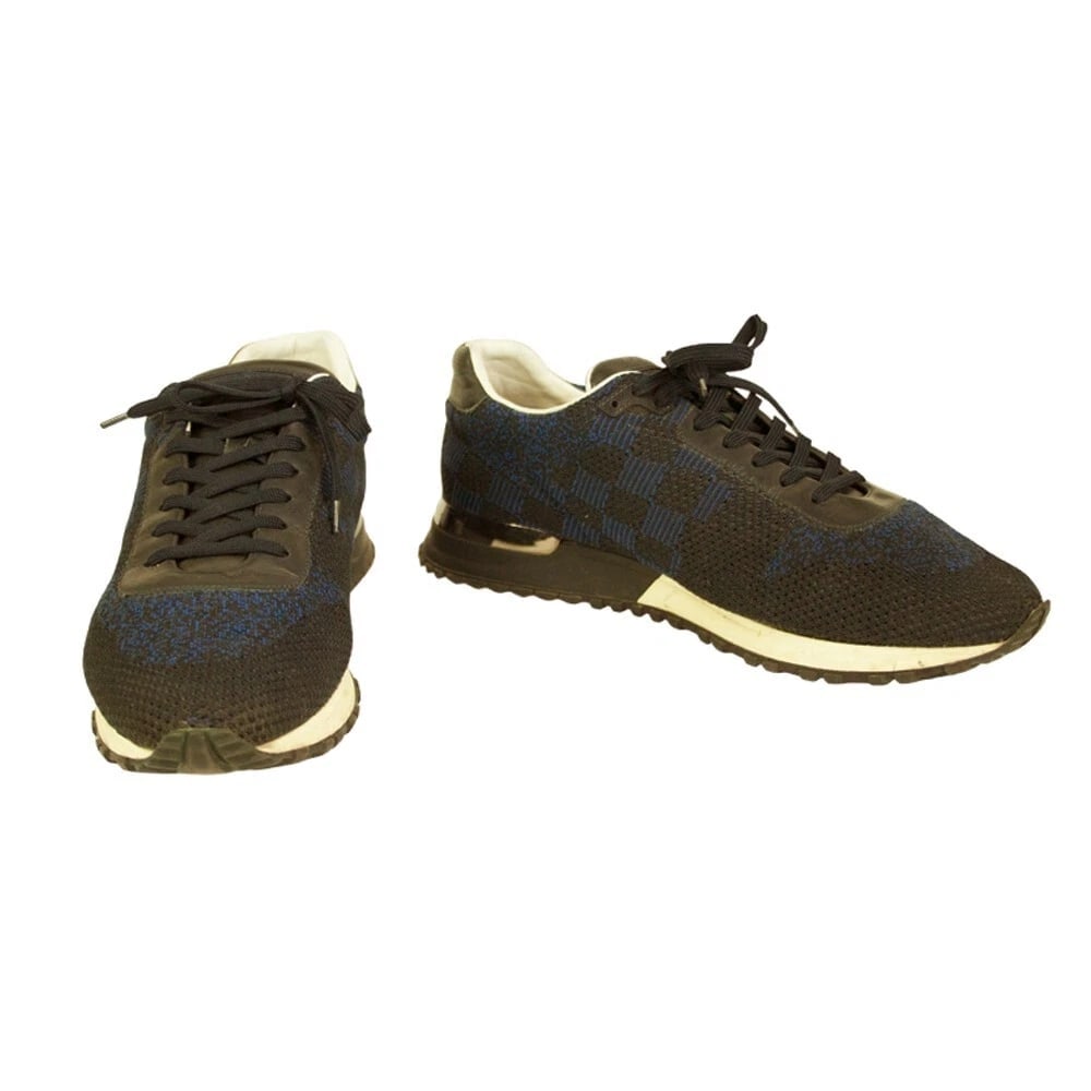 Louis Vuitton Men's Black & Blue Damier Trainers Rubber Sole Lace Up Shoes 7,5UK: Title:Louis Vuitton Men's Black & Blue Damier Trainers Rubber Sole Lace Up Shoes 7,5UK Description:Louis Vuitton Men's Black & Blue Damier Trainers Rubber Sole Lace Up Shoes 7.5UK This version of the 