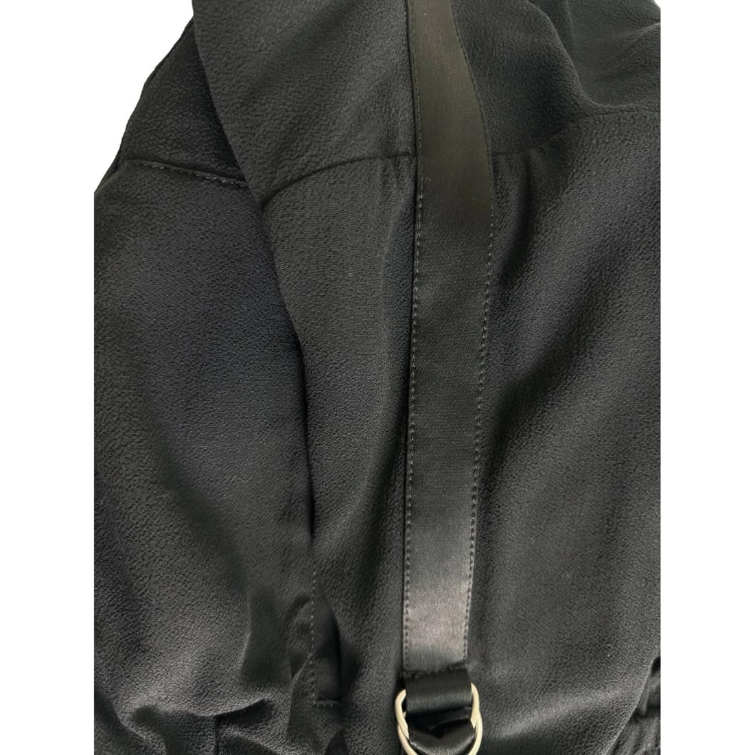 Helmut Lang Black Rayon Fashion Bomber Lightweight Jacket size S/P - 10