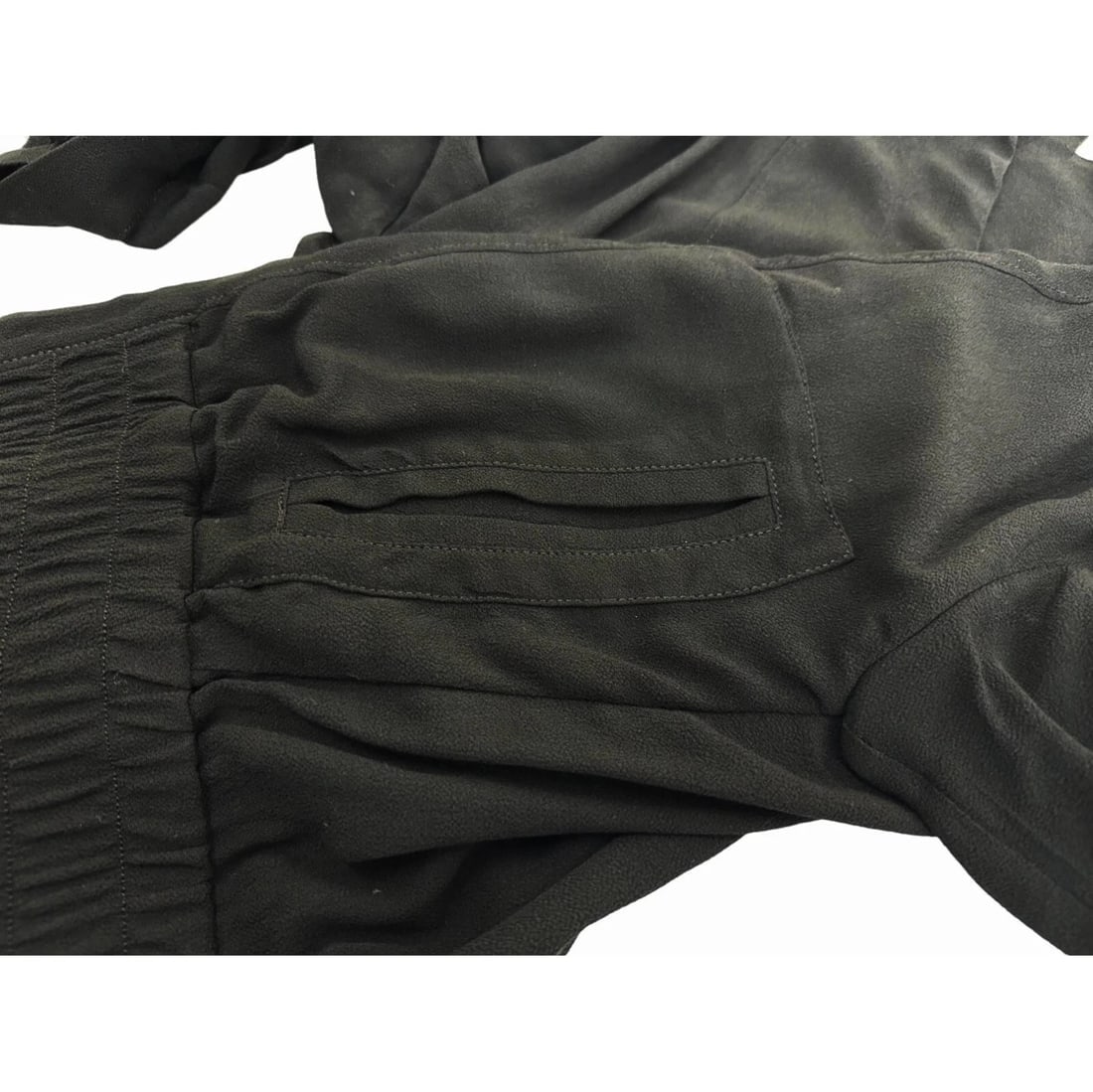 Helmut Lang Black Rayon Fashion Bomber Lightweight Jacket size S/P - 7