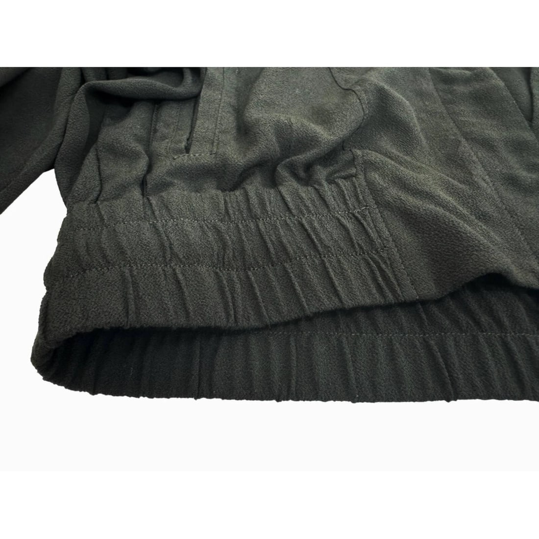 Helmut Lang Black Rayon Fashion Bomber Lightweight Jacket size S/P - 8