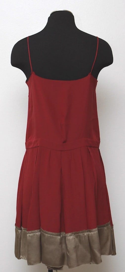 DEREK LAM MADE IN ITALY SIZE 6 100% SILK DRESS GORGEOUS COCKTAIL - 6
