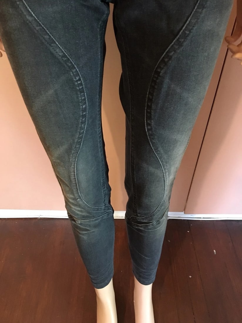 Cool Faith Connection Gray Elastic Skinny Jeans Size Small - 4