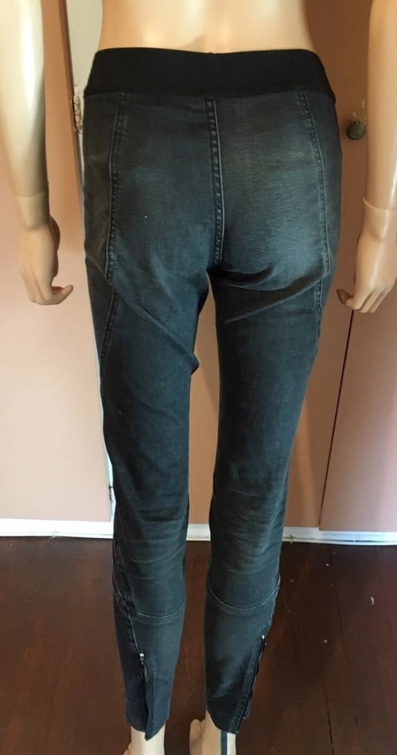 Cool Faith Connection Gray Elastic Skinny Jeans Size Small - 6