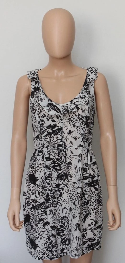 KIMCHI BLUE SIZE 6 100% SILK TOP BLOUSE (1 of 6)