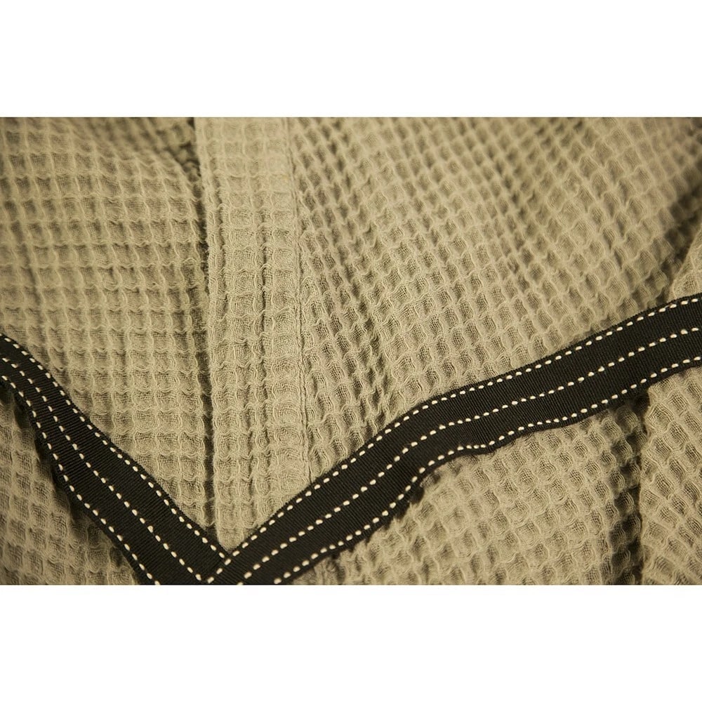 Sophie Deloudi Pique Cotton Linen Open Front w. Belt Cardigan Cardi size 1 - 7