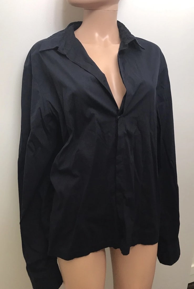 Timeless Jil Sander Dark Navy Button Up Shirt Size 42 - 4