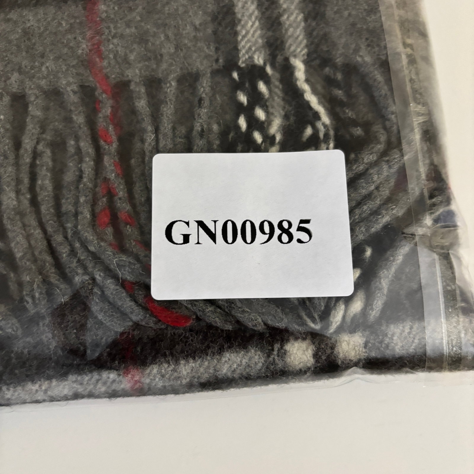 Burberry Grey Classic 100% Lambswool Scarf - 14