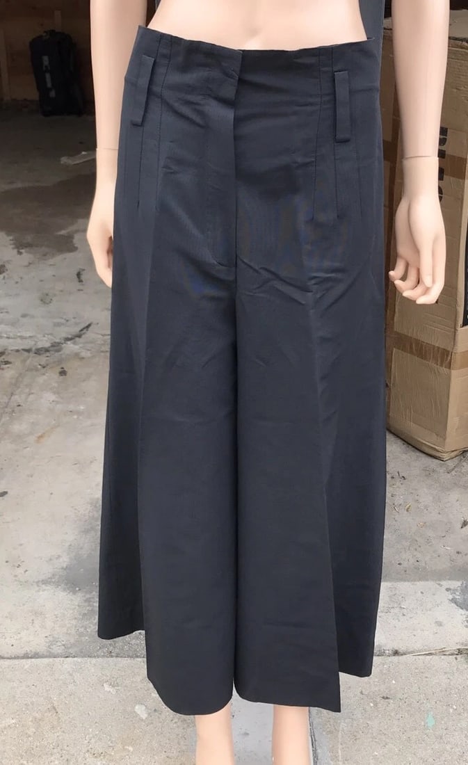 Quirky Sonia Rykiel Black Sailor Pants Size 38 - 2