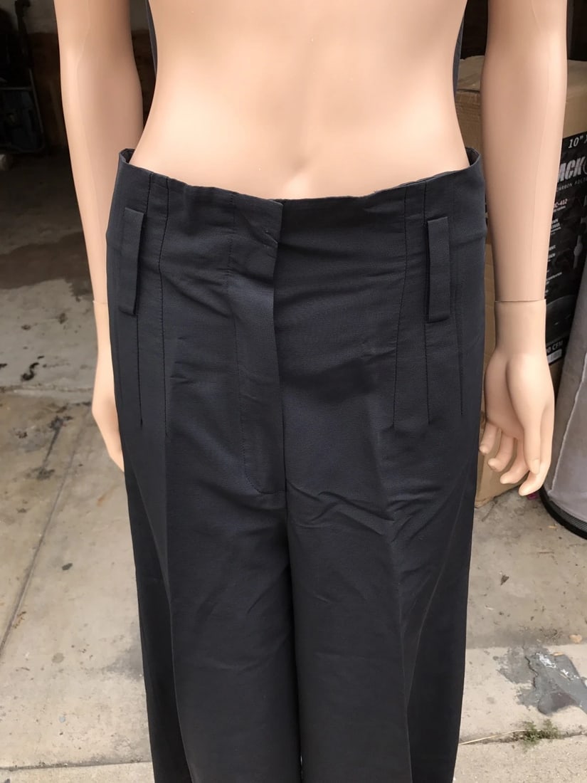 Quirky Sonia Rykiel Black Sailor Pants Size 38 - 3