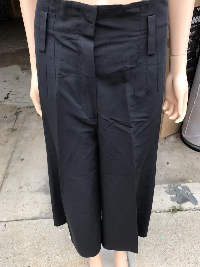 Quirky Sonia Rykiel Black Sailor Pants Size 38 - 4