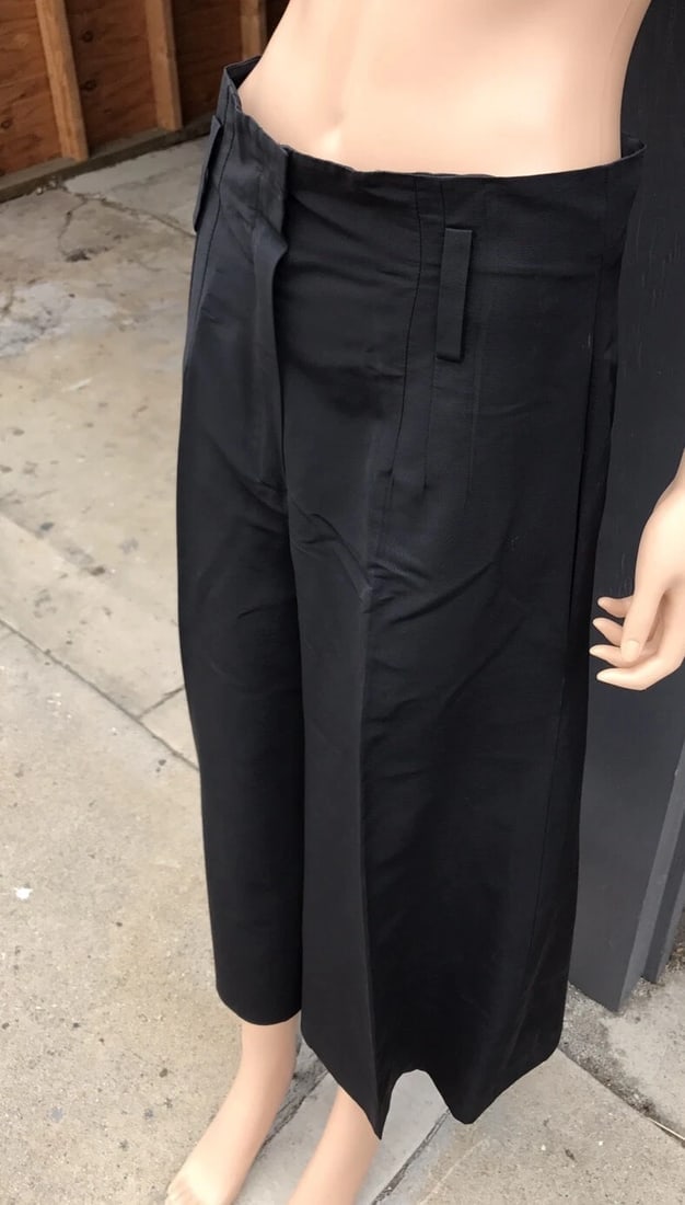Quirky Sonia Rykiel Black Sailor Pants Size 38 - 5