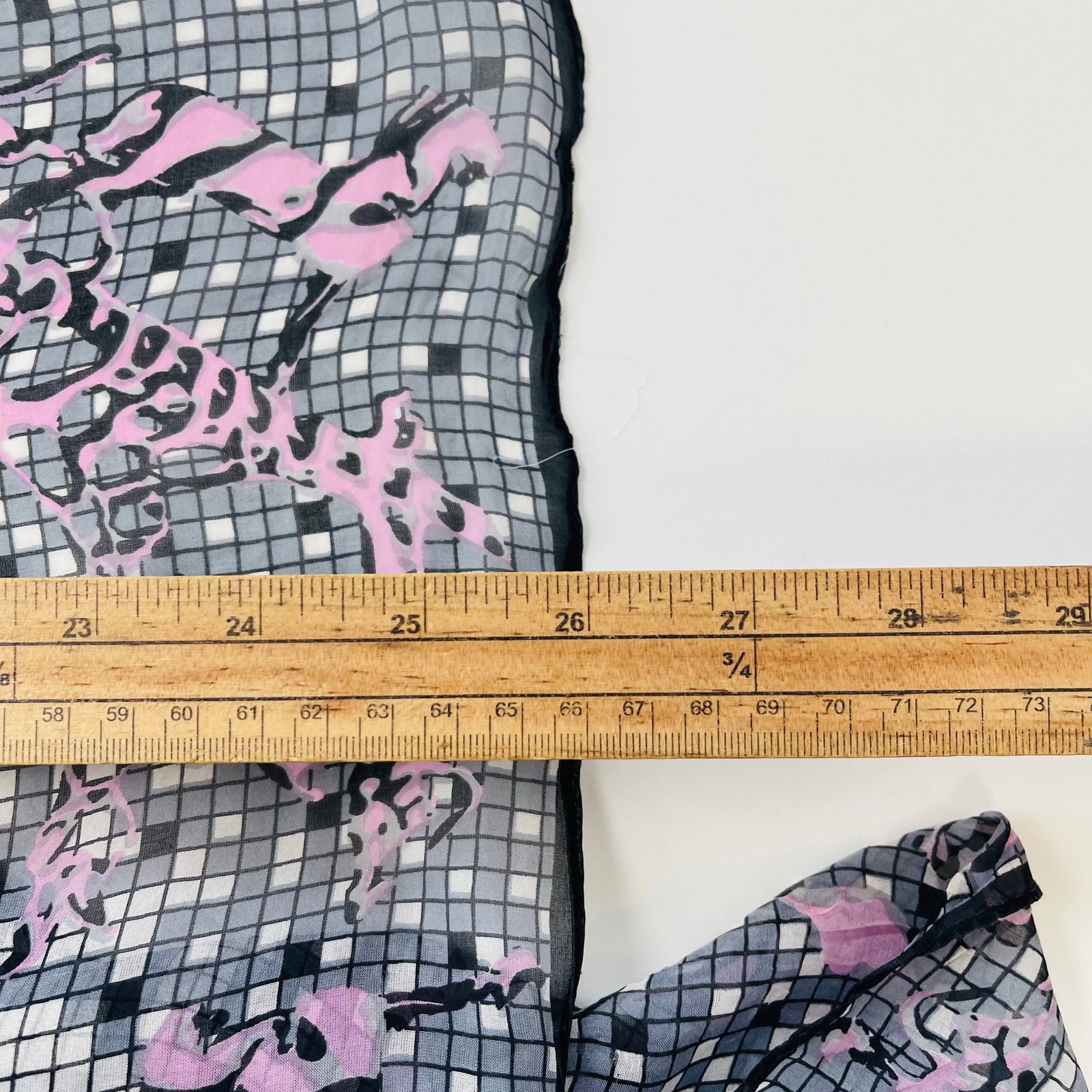 Hermes Grey Printed 100% Silk Scarf - 8