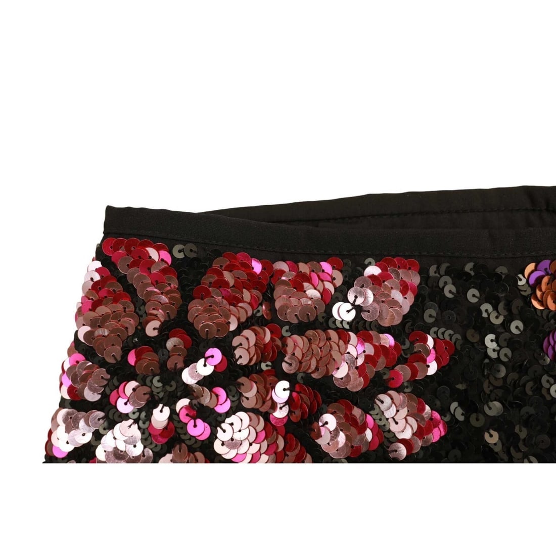 Millie Mackintosh Floral Fully Sequined Mini Party Clubwear Skirt Size 8 - 9