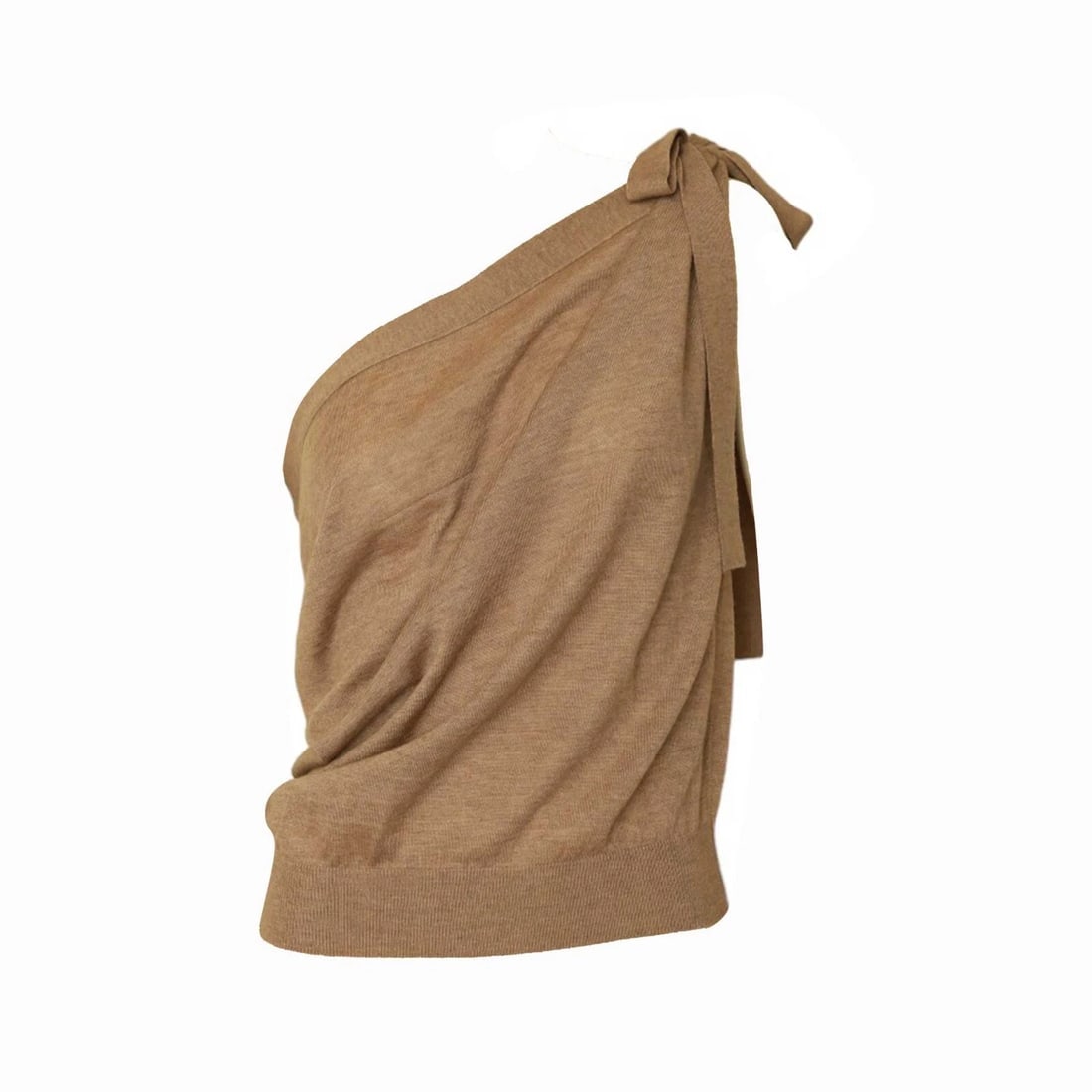 Tomas Maier Red & Beige 100% Cashmere knit Convertible Top & Skirt size 36 / 38 - 9