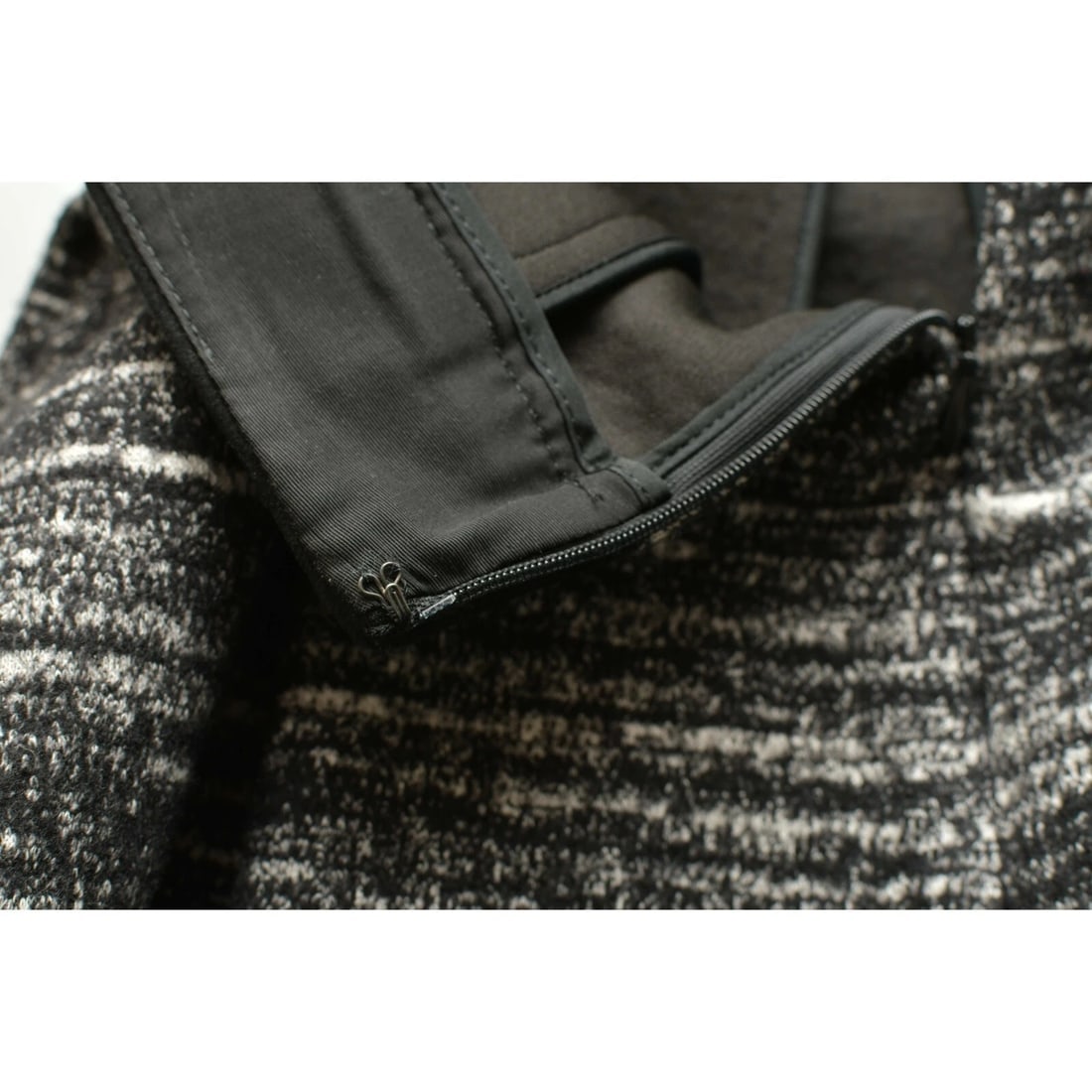 Proenza Schouler Wool Cotton Melange Black Mini Length Pleated Skirt size 4 - 6