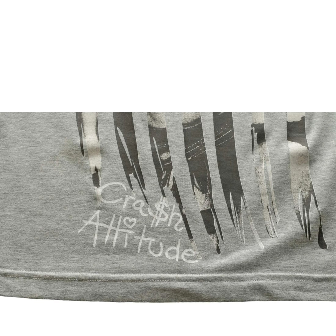 Philipp Plein V- Neckline Gray Cotton Blend T-shirt Top Men size L - 7
