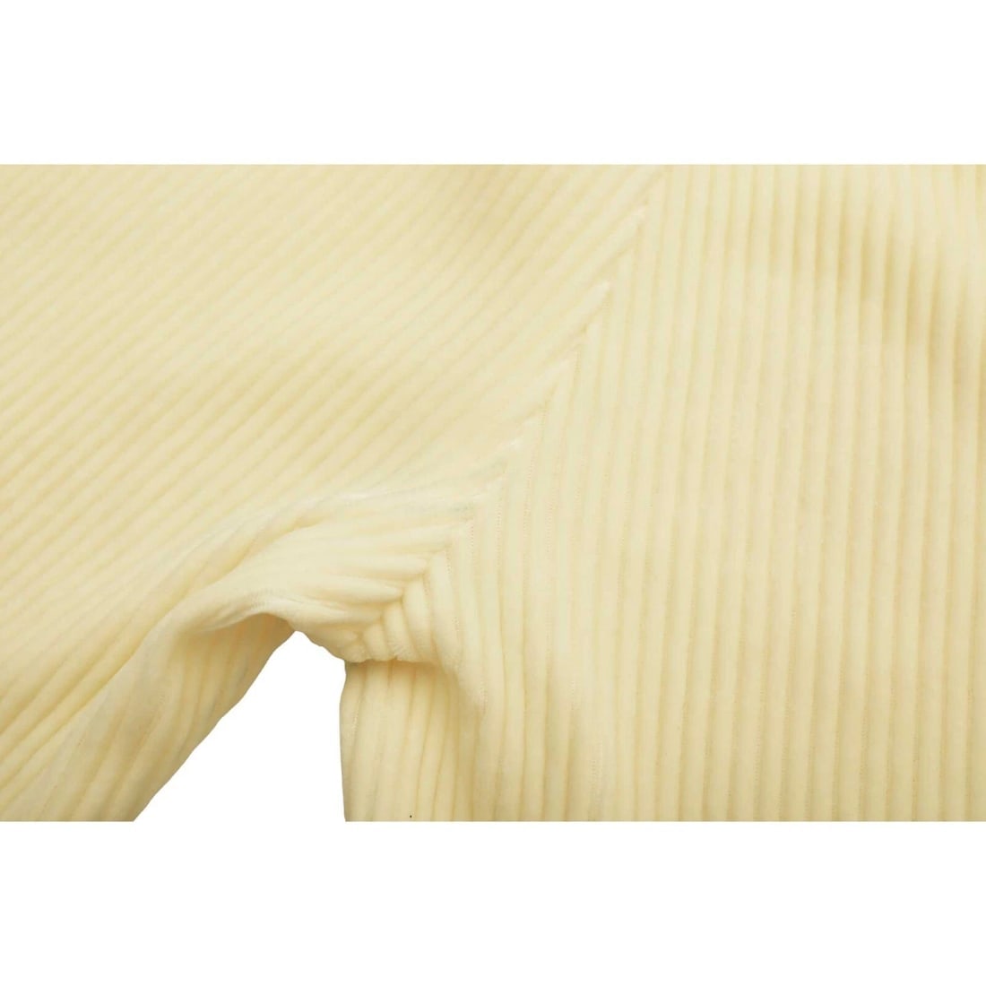Avenue Montaigne Ivory Cotton Rib Elastic Cropped Trousers Pants size 0 USA - 8