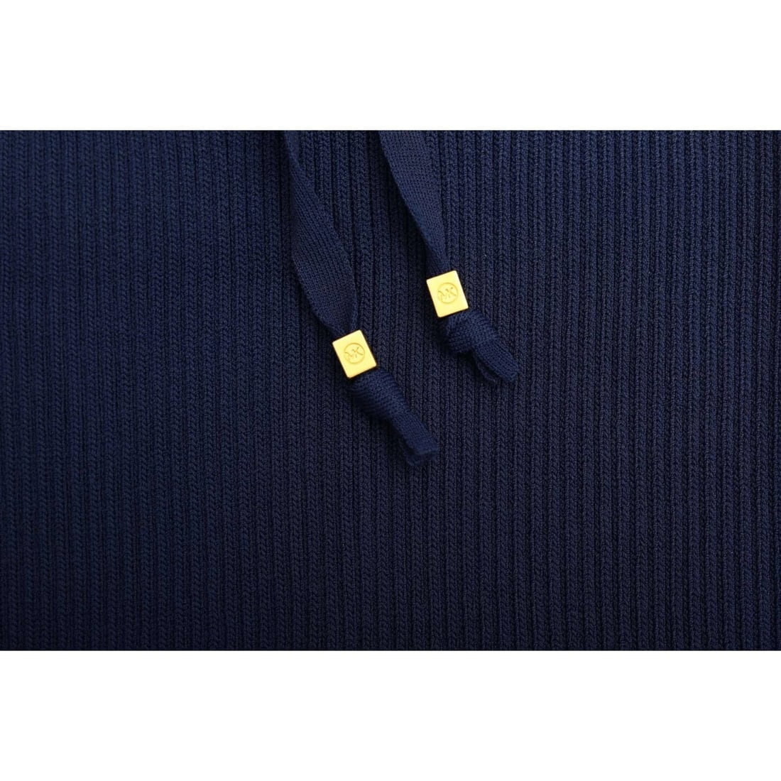 Michael Kors Navy Blue Viscose Knit Long Sleeves Mini Dress size S - 8