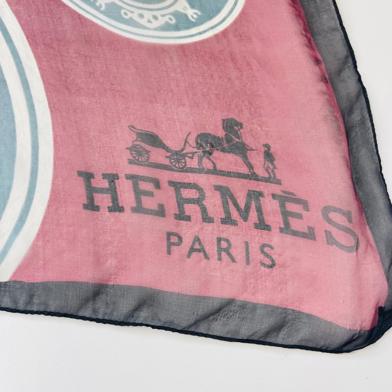 Hermes Purple Printed 100% Silk Scarf - 5