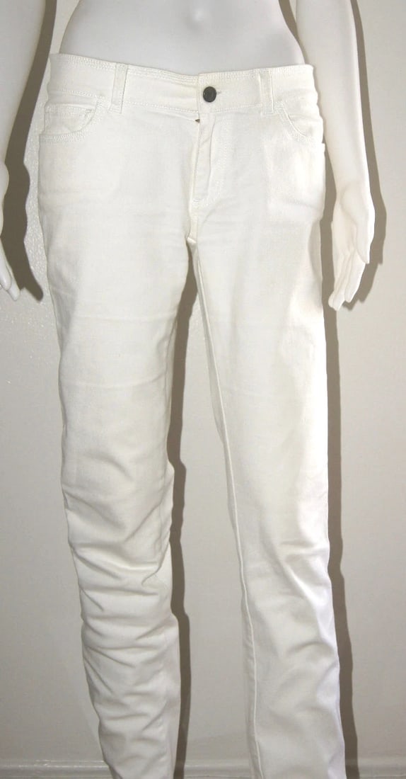 BALLY WHITE JEANS SIZE 6 ITALY 40 STYLISH PANTS - 2