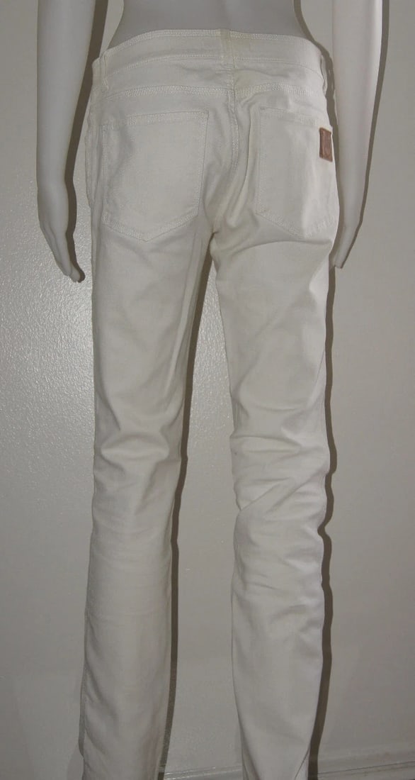 BALLY WHITE JEANS SIZE 6 ITALY 40 STYLISH PANTS - 3