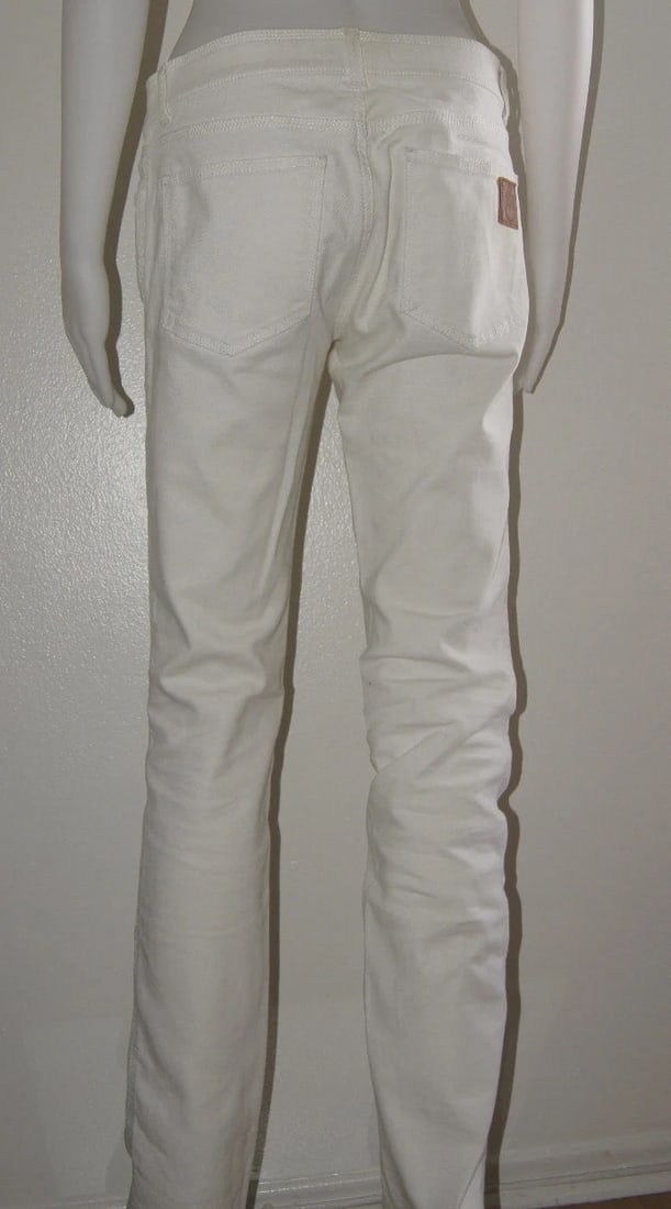 BALLY WHITE JEANS SIZE 6 ITALY 40 STYLISH PANTS - 4