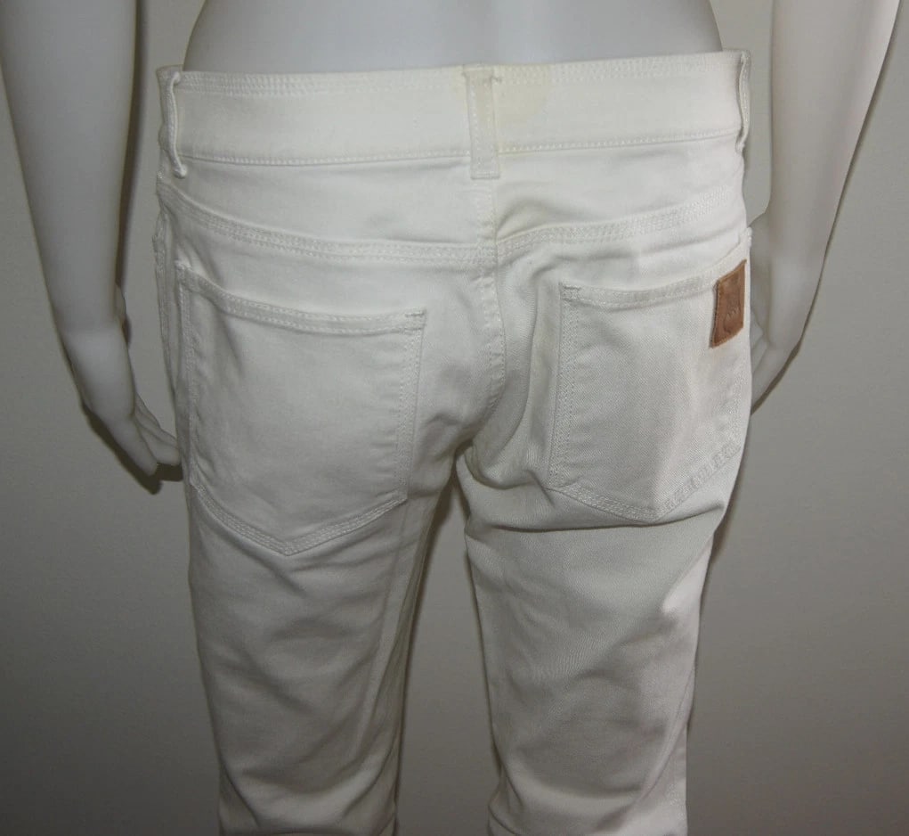 BALLY WHITE JEANS SIZE 6 ITALY 40 STYLISH PANTS - 5