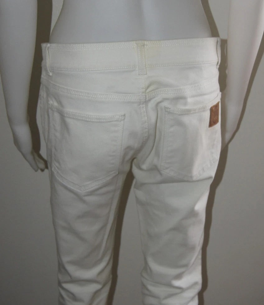 BALLY WHITE JEANS SIZE 6 ITALY 40 STYLISH PANTS - 7