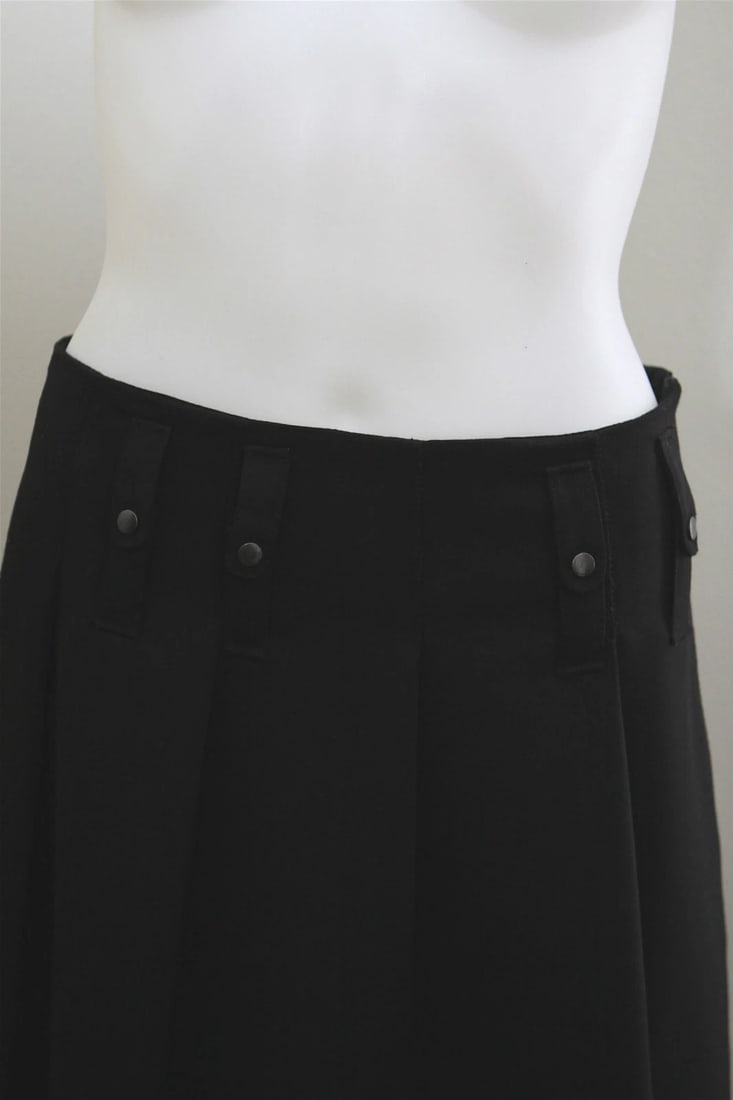 BARBARA BUI INITIALS SMALL 38 100% WOOL SKIRT LINING STYLISH - 7