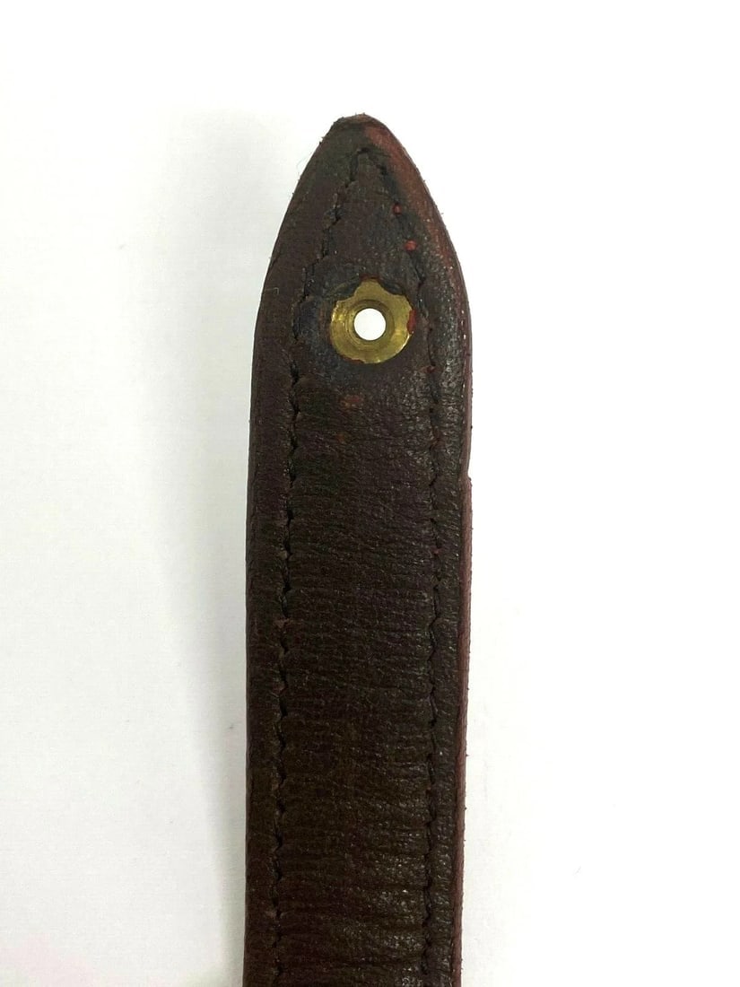 STYLISH AUTHENTIC STAMPED BARRY KIESELSTEIN CORD NEW YORK RED SNAKE BELT C.1990 - 11