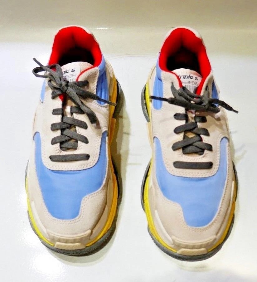 BALENCIAGA Triple S Size 38 Sneakers , Brand New: Title: BALENCIAGA Triple S Size 38 Sneakers , Brand New Description: 10k Yellow Gold & Enamel Pin Vintage · This is a must for a collector. The most desirable sneaker of the moment, these Triple