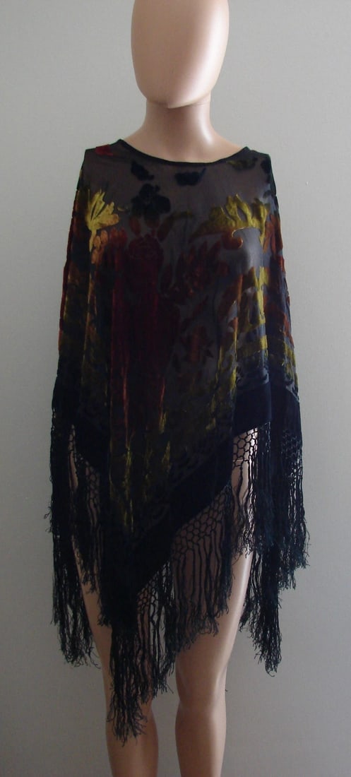 MISSING LABEL STYLISH DESIGNER'S PONCHO SHRAG TOP SCARF COVER STYLISH COLORFUL - 4