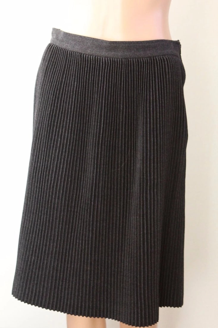 VALENTINO BOUTIQUE VINTAGE SKIRT WOOL BLEND PLAIDS SIZE 12 STYLISH - 7