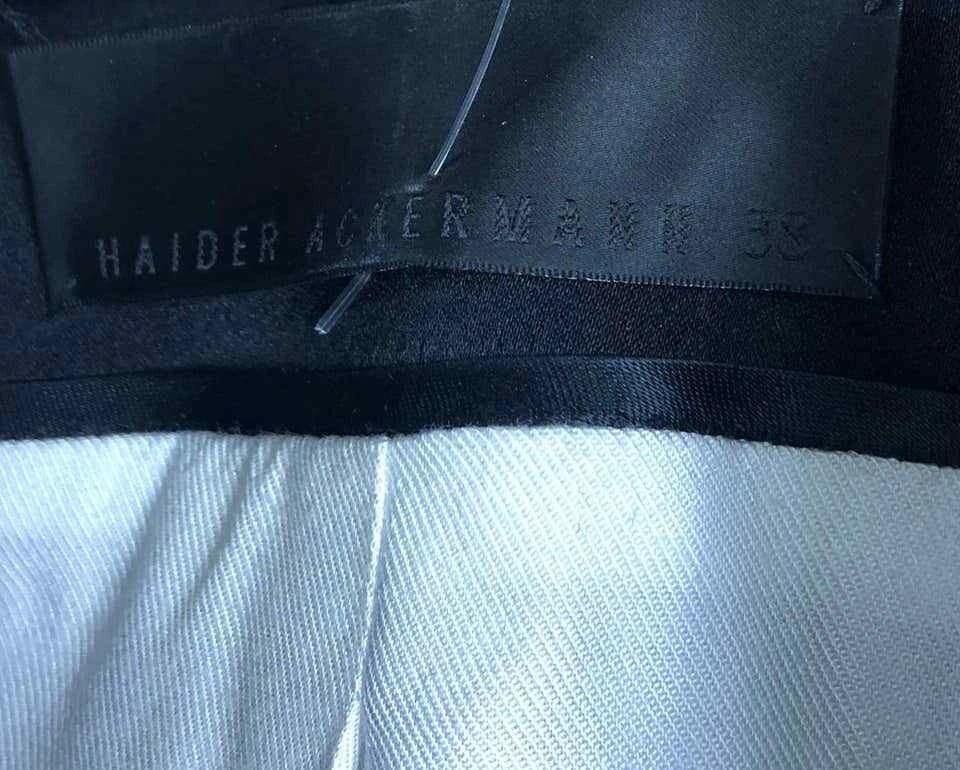 Haider Ackermann Navy and Black Tuxedo Blazer Jacket Size 38 - 7