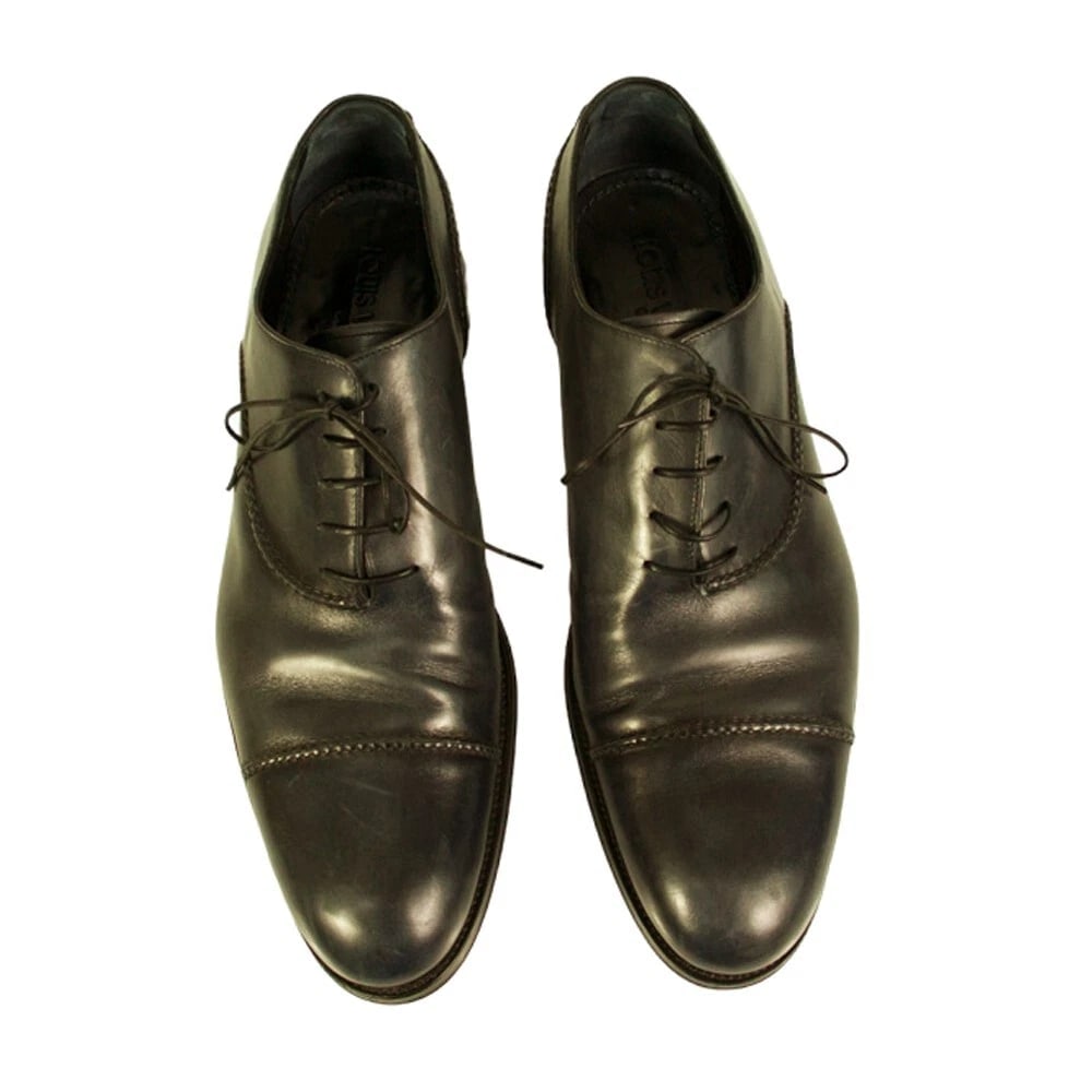 Louis Vuitton Men's Dark Blue Oxfords Moccasins Lace Up Shoes 8: Title:Louis Vuitton Men's Dark Blue Oxfords Moccasins Lace Up Shoes 8 Description:Louis Vuitton Men's Dark Blue Oxfords Moccasins Lace Up Shoes 8 This version of the Louis Vuitton oxford is crafted fr