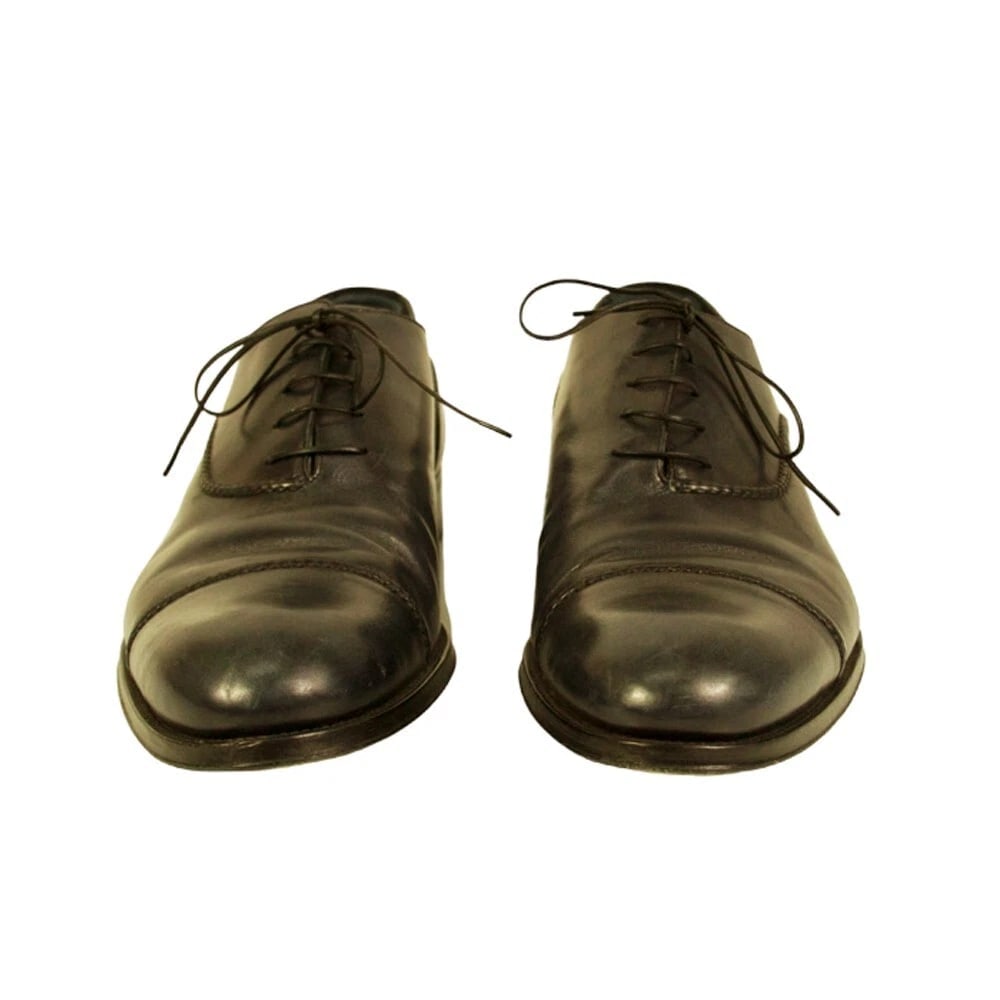 Louis Vuitton Men's Dark Blue Oxfords Moccasins Lace Up Shoes 8 - 2