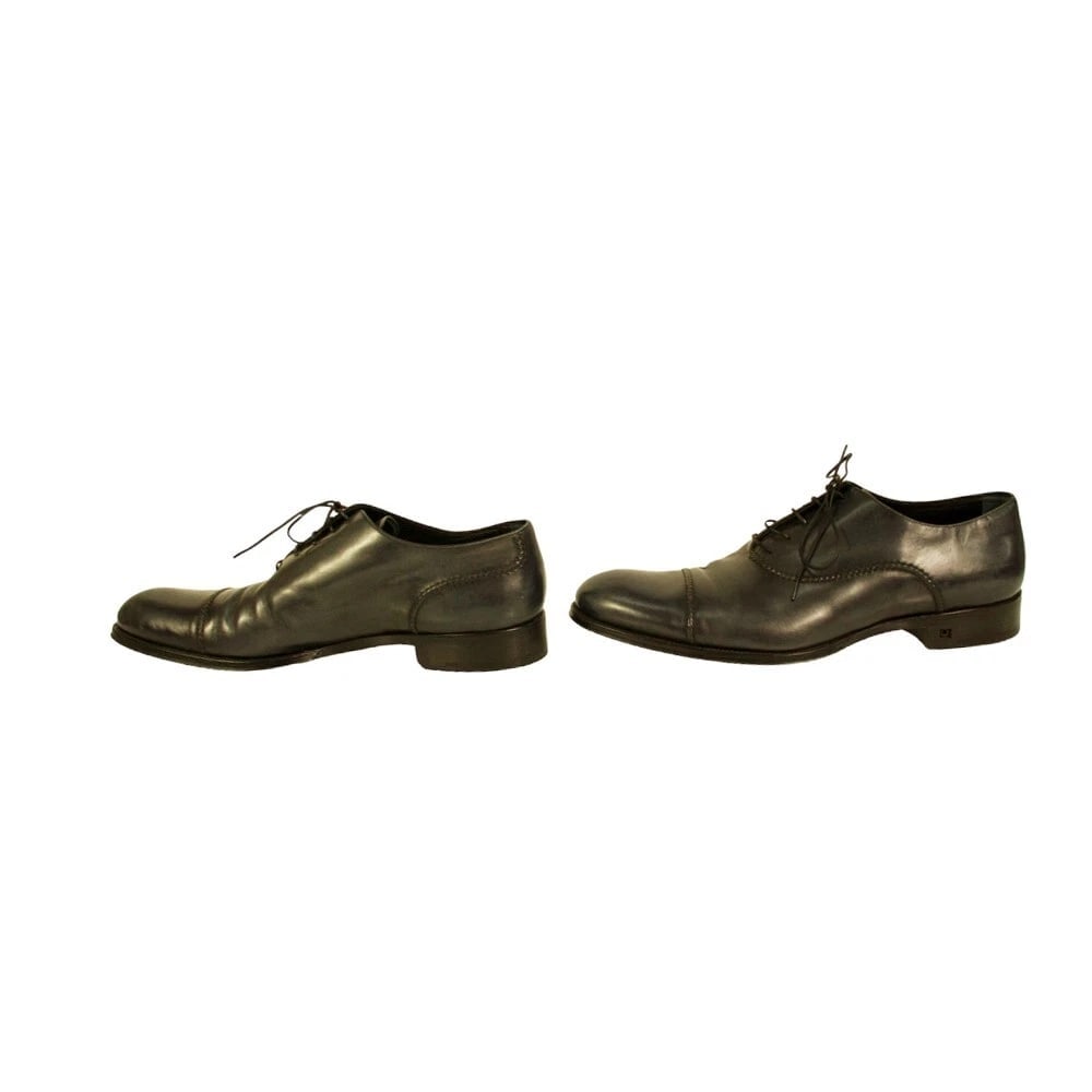 Louis Vuitton Men's Dark Blue Oxfords Moccasins Lace Up Shoes 8 - 4