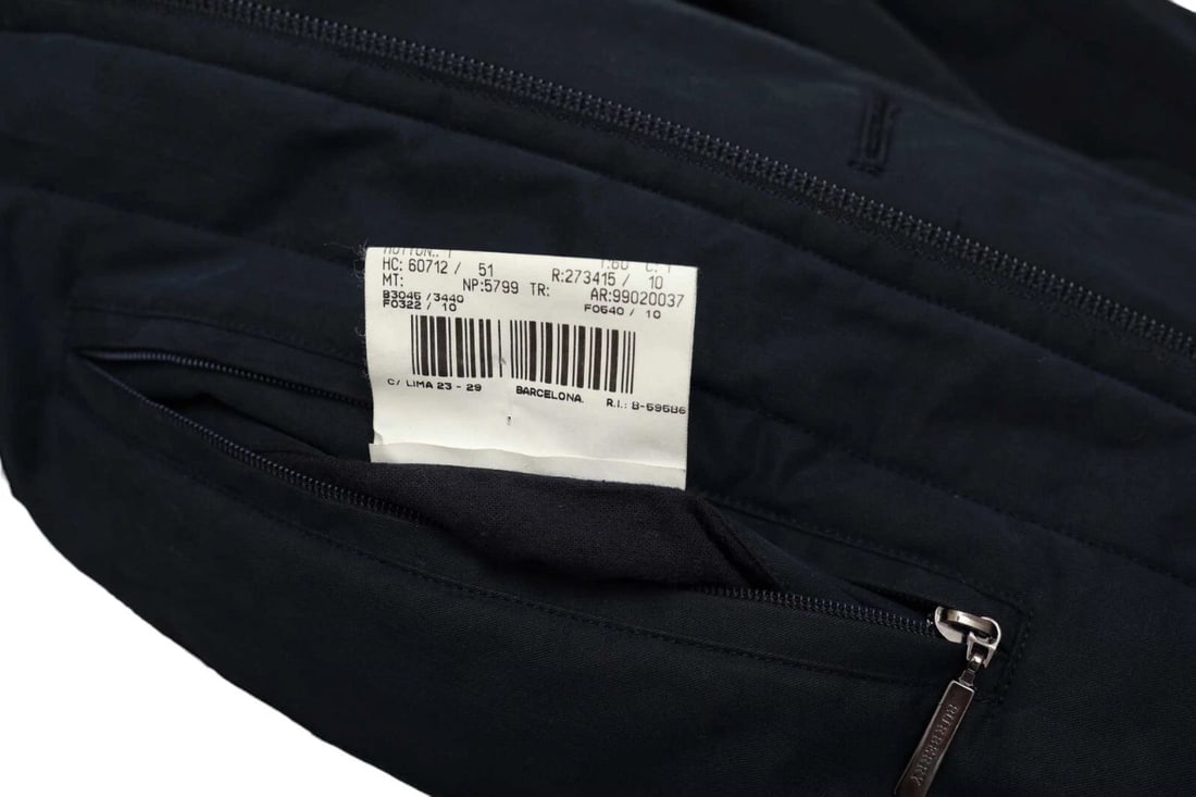 Burberry men's dark blue trench jacket medium length coat size 60 - 8