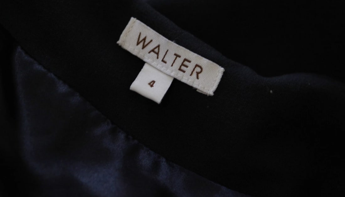 WALTER SIZE 4 DARK NAVY FORMAL DRESS CLASSY TIMELESS SOLD OUT PERFECT - 10