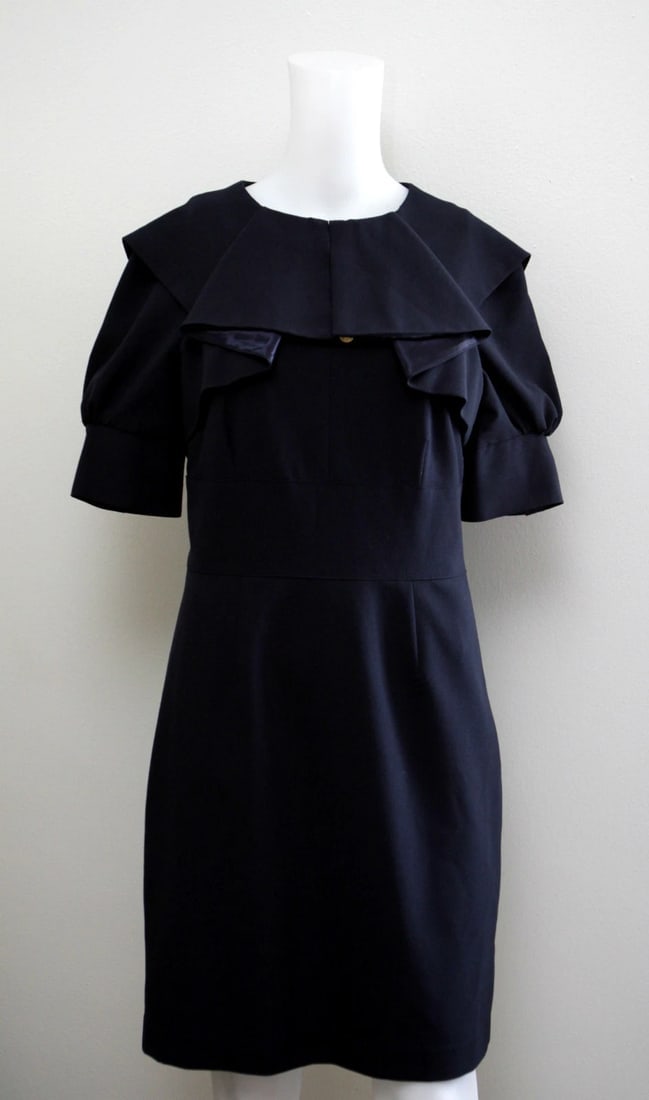 WALTER SIZE 4 DARK NAVY FORMAL DRESS CLASSY TIMELESS SOLD OUT PERFECT - 2