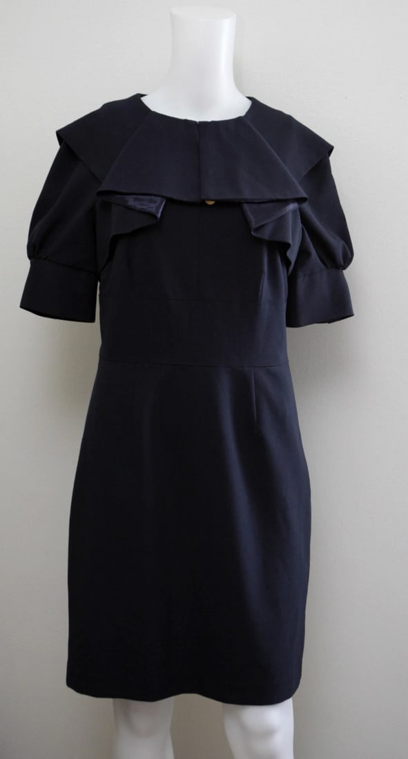 WALTER SIZE 4 DARK NAVY FORMAL DRESS CLASSY TIMELESS SOLD OUT PERFECT - 3