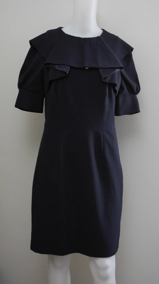 WALTER SIZE 4 DARK NAVY FORMAL DRESS CLASSY TIMELESS SOLD OUT PERFECT - 4