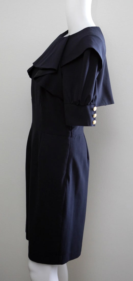 WALTER SIZE 4 DARK NAVY FORMAL DRESS CLASSY TIMELESS SOLD OUT PERFECT - 6
