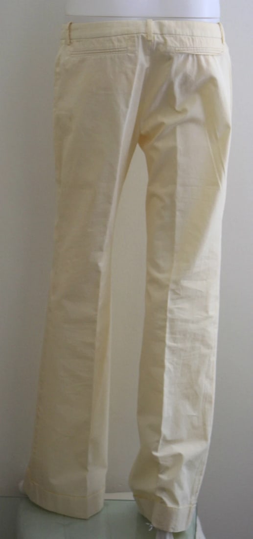 BALENCIAGA PARIS PANTS SIZE 40 100% COTTON MADE IN ITALY STYLISH WIDE LEG - 6