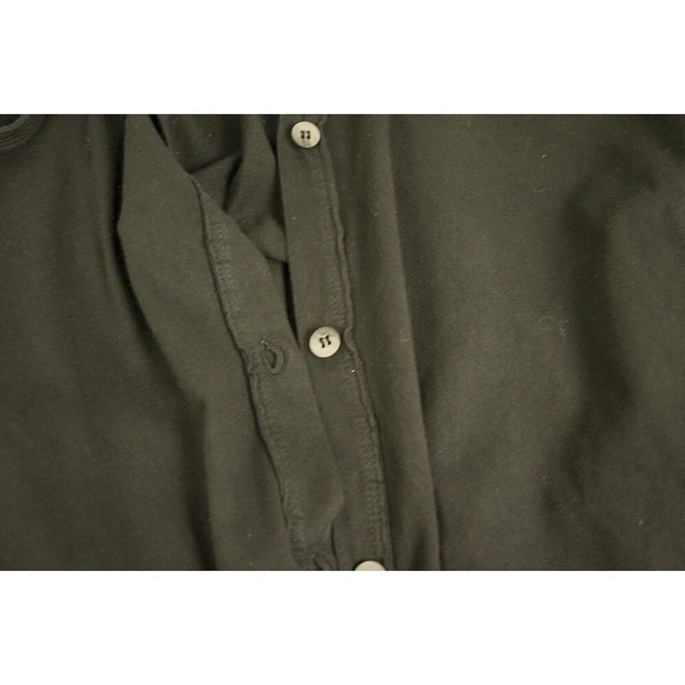 Crossley Black Cotton Button Front Hooded Cardigan Cardi Jacket size XS - 6