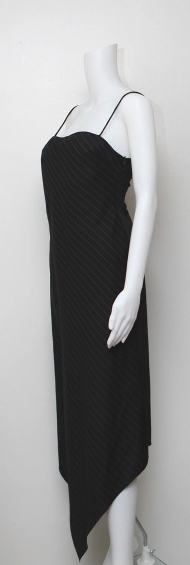 EMANUEL UNGARO PARIS DRESS BUILT IN BRA SIZE 36 100% PURE WOOL VESTIMENTA SPA - 5