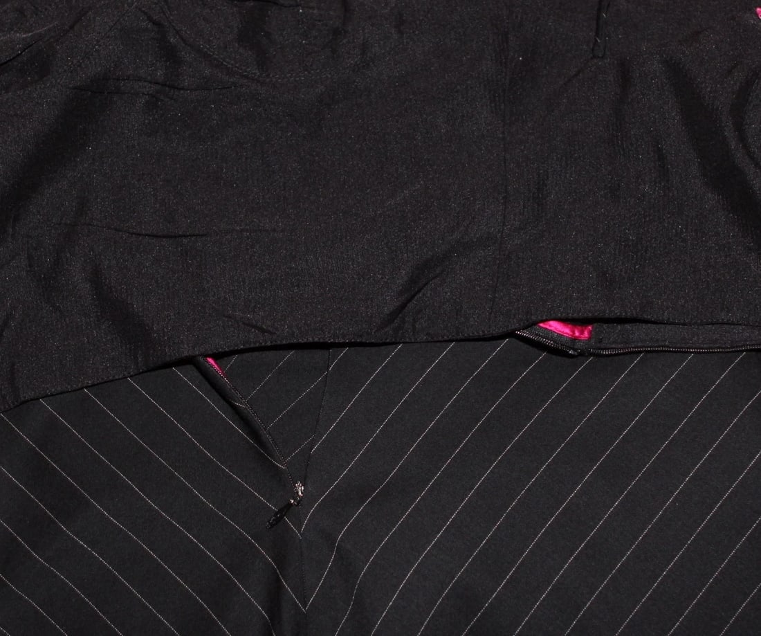 EMANUEL UNGARO PARIS DRESS BUILT IN BRA SIZE 36 100% PURE WOOL VESTIMENTA SPA - 9