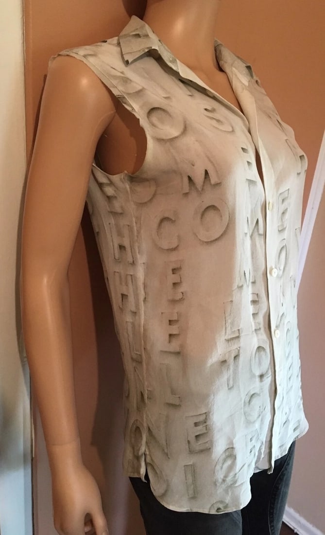 Each x Other Robert Montgomery Silk Blouse Size XS - 4
