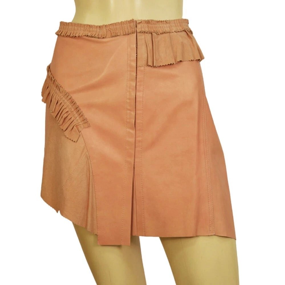 Plain Sud Pink Leather & Suede Asymmetric Hook & Eye Closure Mini Skirt Size 40: Title:Plain Sud Pink Leather & Suede Asymmetric Hook & Eye Closure Mini Skirt Size 40 Description:Plain Sud Pink Leather & Suede Asymmetric Hook & Eye Closure Mini Skirt Size 40 This girly, fabulous